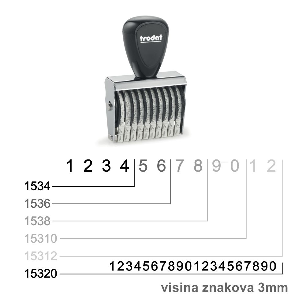 Trodat numerator 153X
