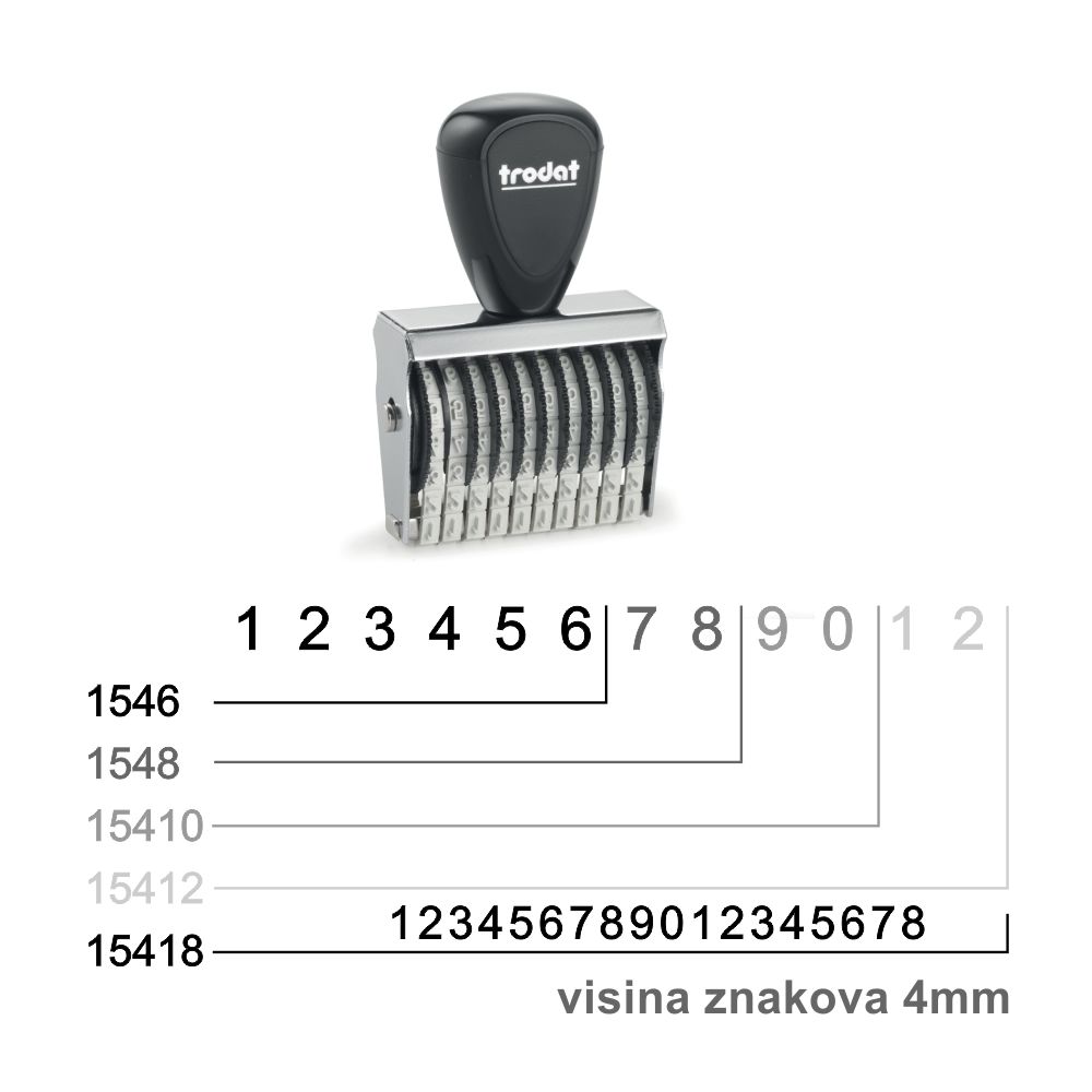 Trodat numerator 154X